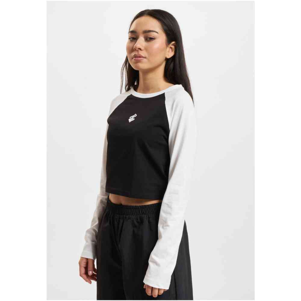 Rocawear - Contrast Longsleeve top - Black/White